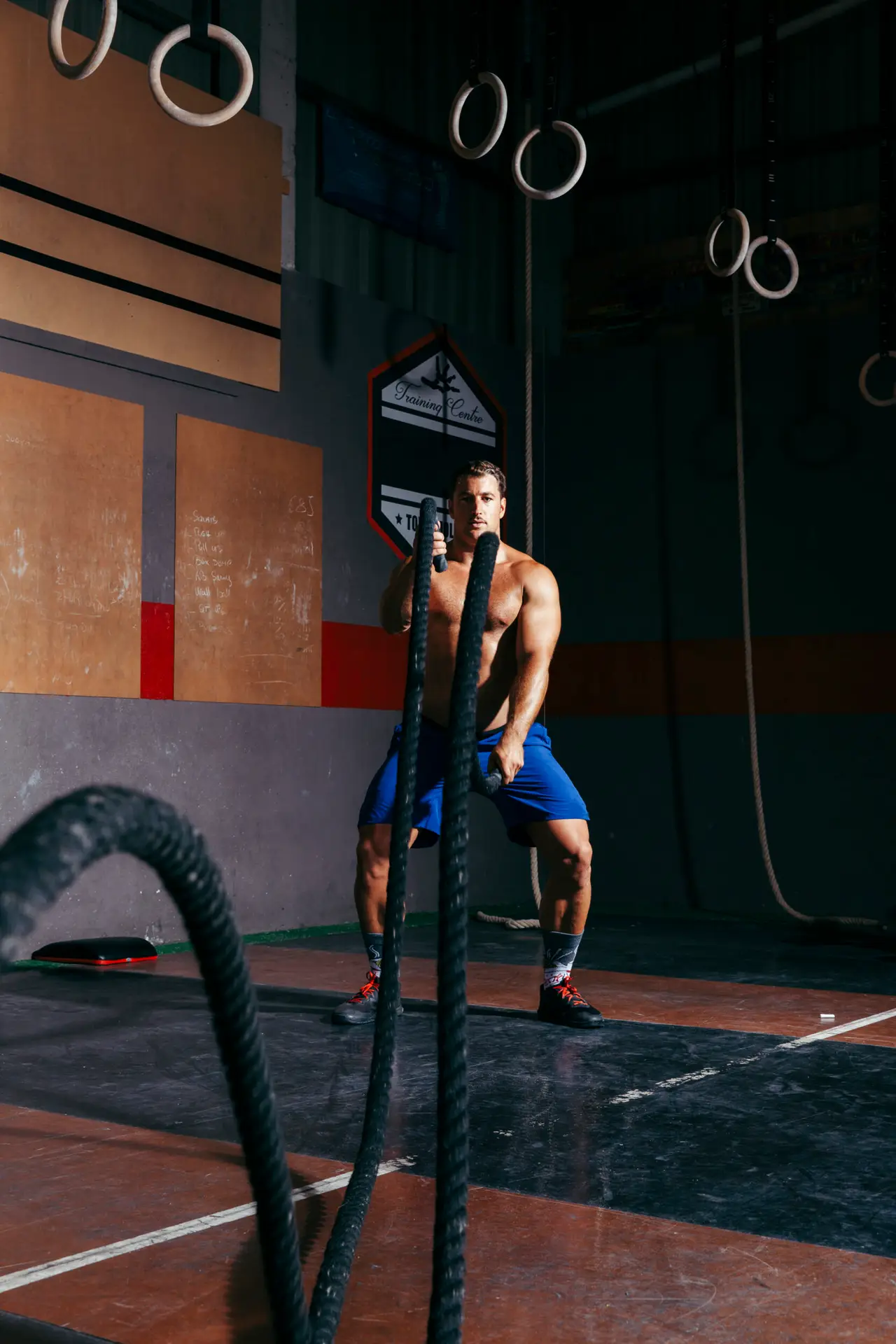 Aula de crossfit no The Barn